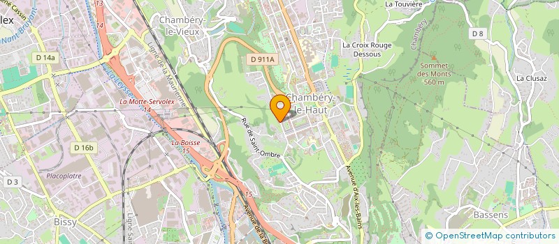 localisation de l'entreprise MONSIEUR STEVE ALFONSI  CHAMBERY