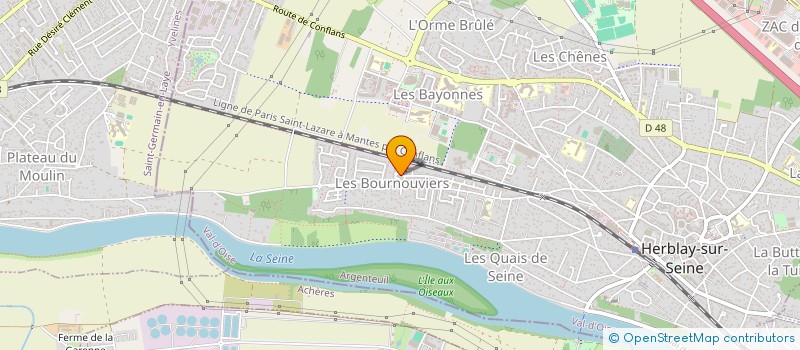 localisation de l'entreprise MONSIEUR STEVE ANTREMONT  HERBLAY-SUR-SEINE