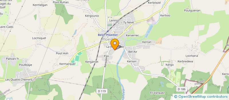 localisation de l'entreprise MONSIEUR STEVE ARBAULT  PLOEMEL