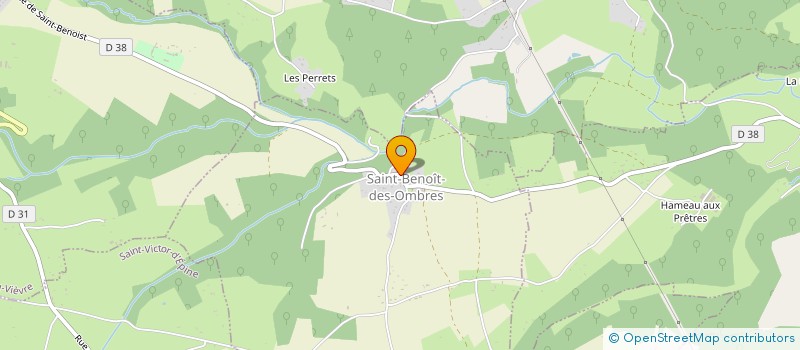 localisation de l'entreprise MONSIEUR STEVE ARMANCE  SAINT-BENOIT-DES-OMBRES