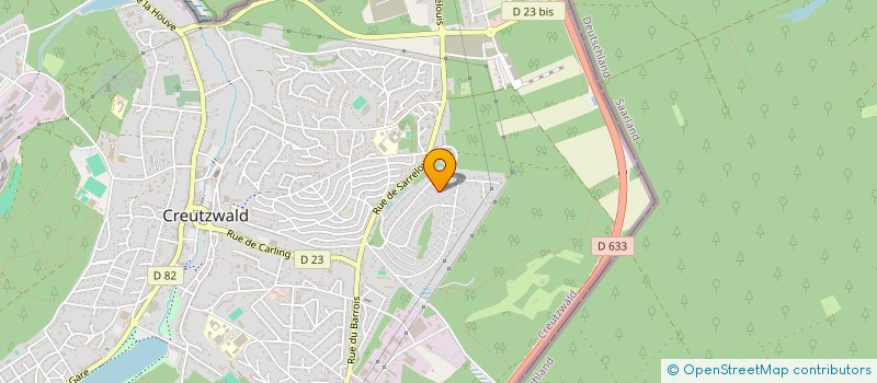 localisation de l'entreprise MONSIEUR STEVE ARSENOV  CREUTZWALD