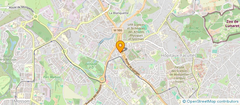 localisation de l'entreprise MONSIEUR STEVE ATELUCE à MONTPELLIER