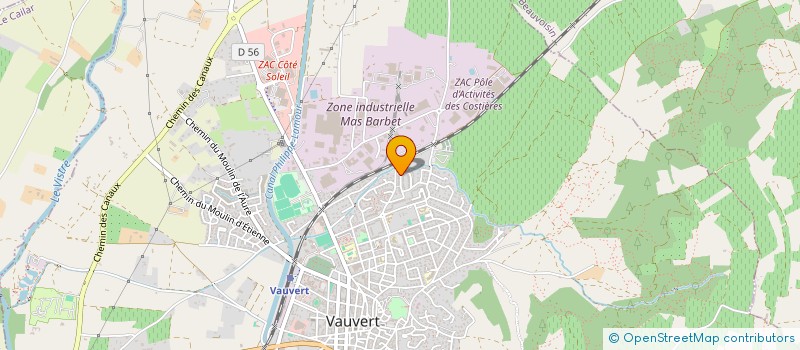 localisation de l'entreprise MONSIEUR STEVE AZAIS  VAUVERT