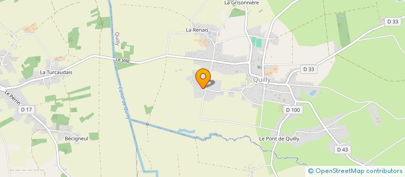 localisation de l'entreprise MONSIEUR STEVE BACHELART  QUILLY