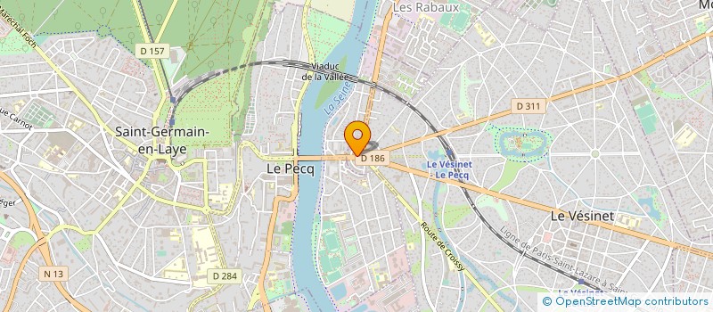 localisation de l'entreprise MONSIEUR STEVE BEALAS  LE VESINET