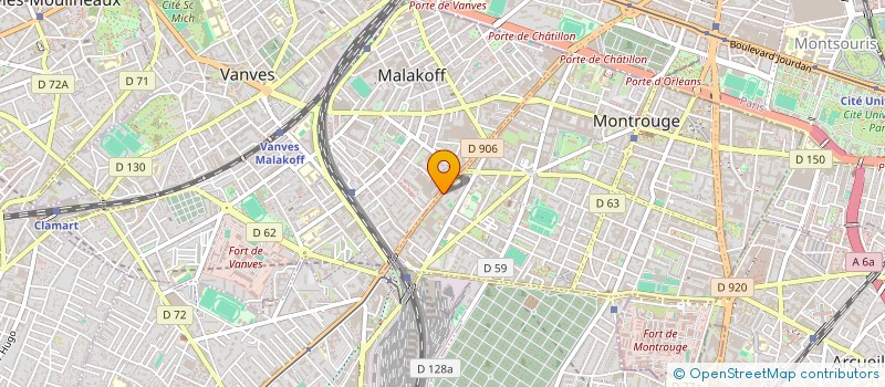 localisation de l'entreprise MONSIEUR STEVE BELLAICHE  MONTROUGE