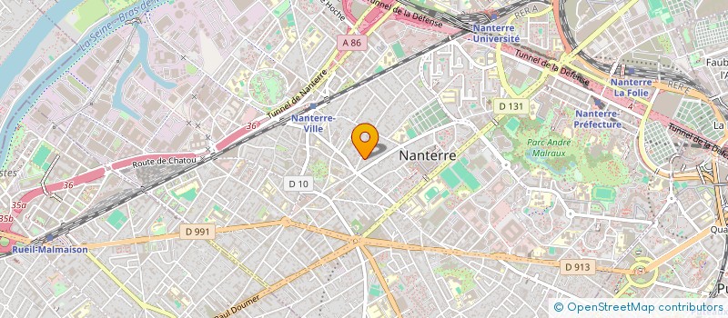 localisation de l'entreprise MONSIEUR STEVE BELLELLE  NANTERRE