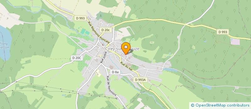 localisation de l'entreprise MONSIEUR STEVE BERNARD  CIREY-SUR-VEZOUZE