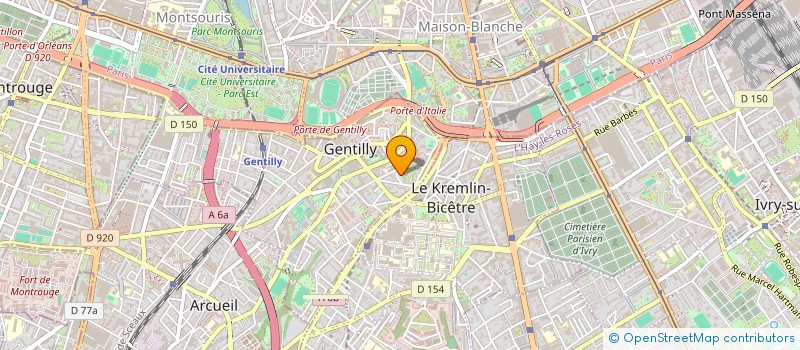 localisation de l'entreprise MONSIEUR STEVE BERNARDEAU  GENTILLY