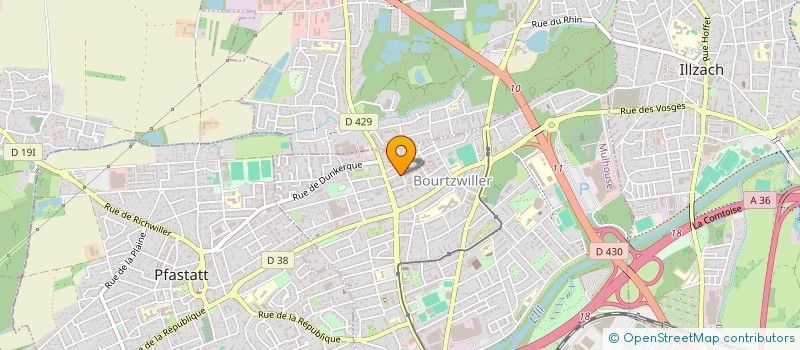 localisation de l'entreprise MONSIEUR STEVE BISCHOFF  MULHOUSE