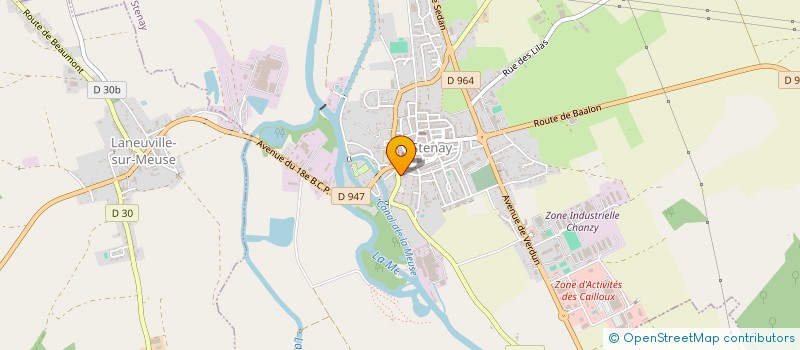 localisation de l'entreprise MONSIEUR STEVE BODART  STENAY