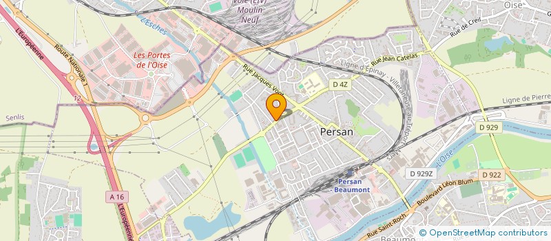 localisation de l'entreprise MONSIEUR STEVE BOOMKARTNER  PERSAN