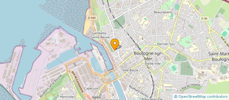 localisation de l'entreprise MONSIEUR STEVE BOUCHER  BOULOGNE-SUR-MER