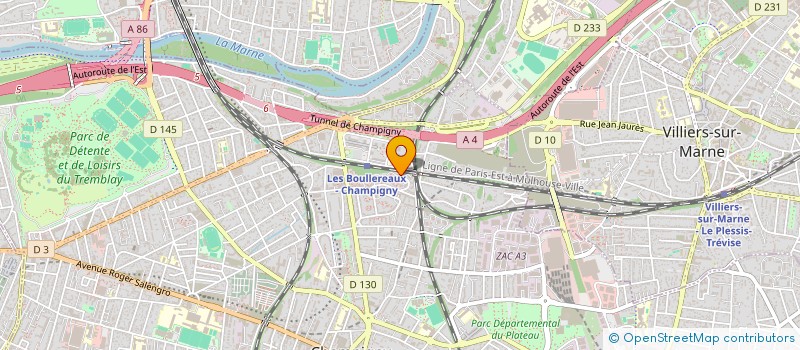 localisation de l'entreprise MONSIEUR STEVE BOUFANAIS à CHAMPIGNY-SUR-MARNE