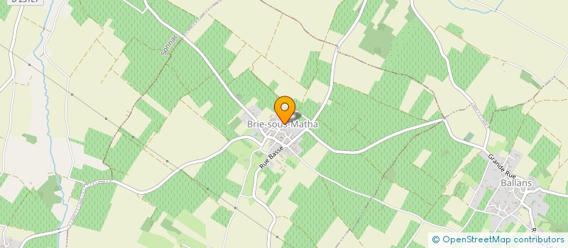 localisation de l'entreprise MONSIEUR STEVE BOURDEAU  BRIE-SOUS-MATHA