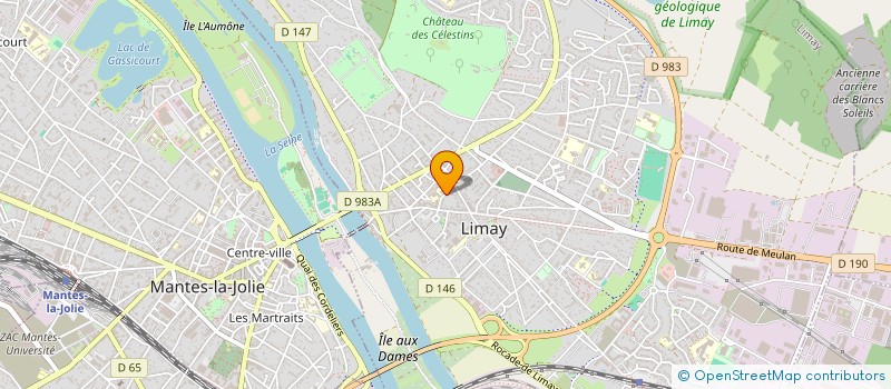 localisation de l'entreprise MONSIEUR STEVE BRAUD  LIMAY