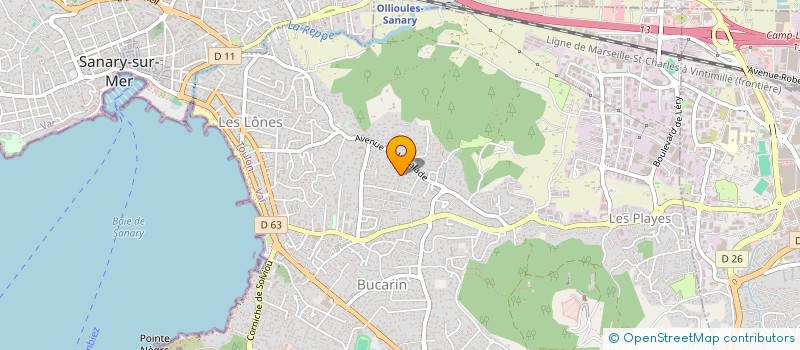 localisation de l'entreprise MONSIEUR STEVE BRESSAND à SIX-FOURS-LES-PLAGES