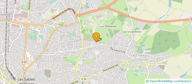 localisation de l'entreprise MONSIEUR STEVE BRIAT à LES SABLES D'OLONNE