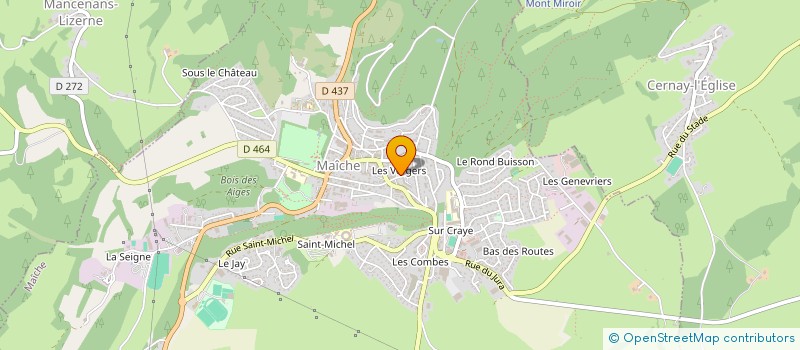 localisation de l'entreprise MONSIEUR STEVE BROCHARD  MAICHE