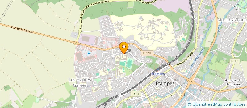 localisation de l'entreprise MONSIEUR STEVE BRUNET  ETAMPES