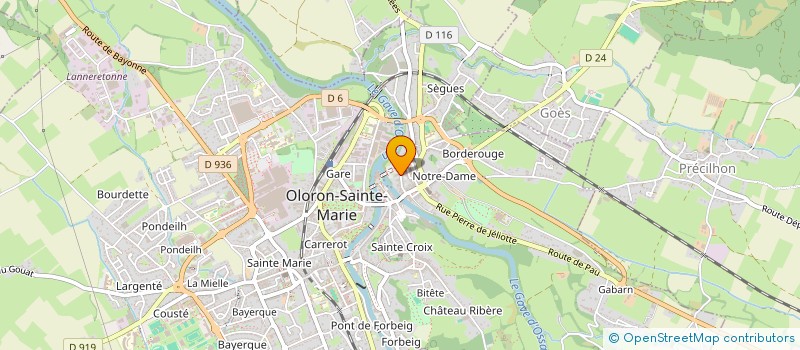 localisation de l'entreprise MONSIEUR STEVE CADILLON à OLORON-SAINTE-MARIE