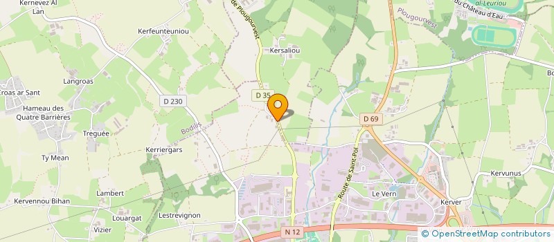 localisation de l'entreprise MONSIEUR STEVE CAPLOT  LANDIVISIAU