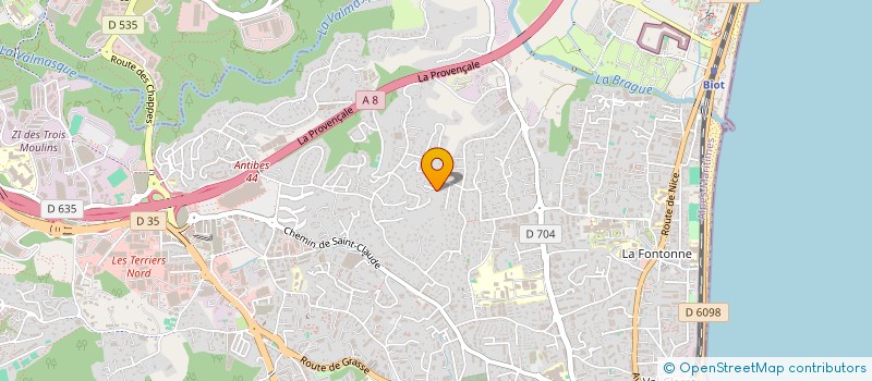 localisation de l'entreprise MONSIEUR STEVE CAPPELLO  ANTIBES