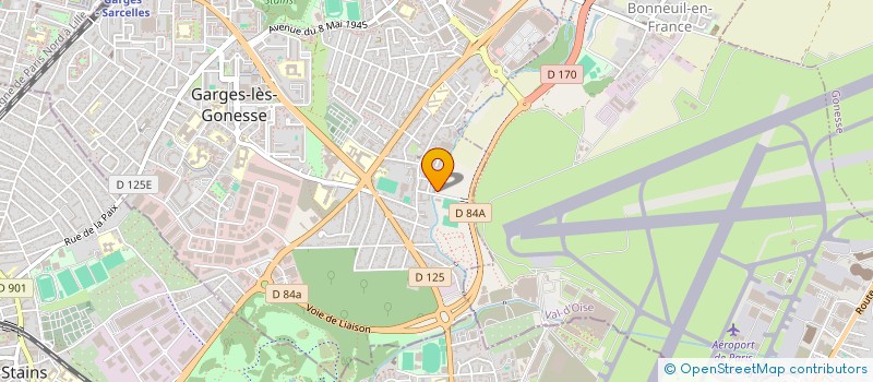 localisation de l'entreprise MONSIEUR STEVE CHANUT  GARGES-LES-GONESSE