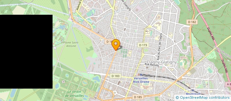 localisation de l'entreprise MONSIEUR STEVE CHAVAGNAC à VERSAILLES