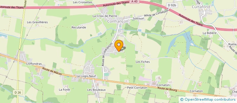 localisation de l'entreprise MONSIEUR STEVE CHAVANEL  CONFRANCON