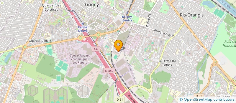 localisation de l'entreprise MONSIEUR STEVE CHUKWUNEKWU  GRIGNY