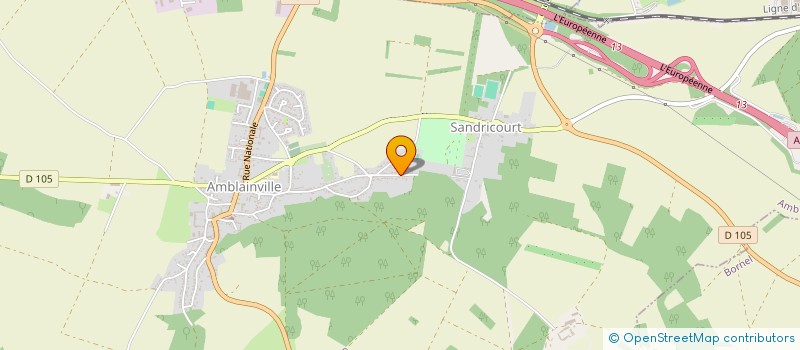 localisation de l'entreprise MONSIEUR STEVE CORBEL  AMBLAINVILLE