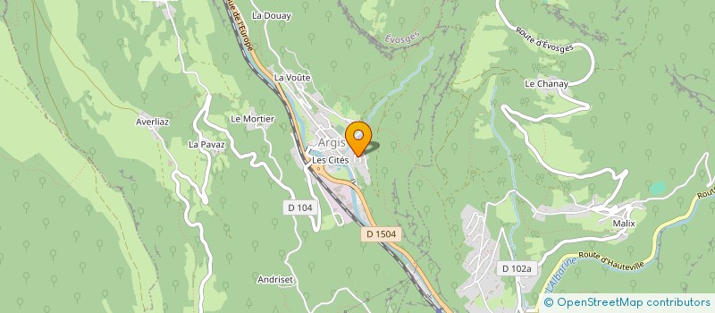 localisation de l'entreprise MONSIEUR STEVE CORNEYRE  ARGIS