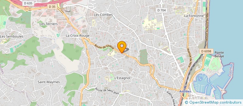 localisation de l'entreprise MONSIEUR STEVE CRISANTO  ANTIBES