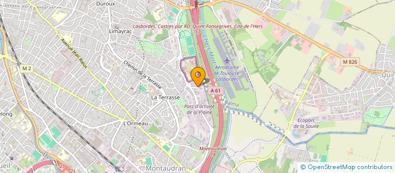 localisation de l'entreprise MONSIEUR STEVE DALLAU à TOULOUSE