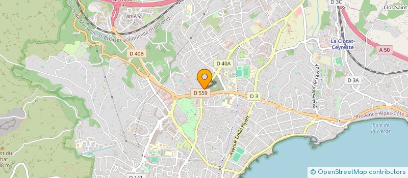 localisation de l'entreprise MONSIEUR STEVE DANIEL à LA CIOTAT