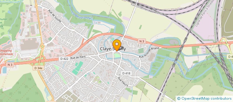 localisation de l'entreprise MONSIEUR STEVE DAUGER  CLAYE-SOUILLY