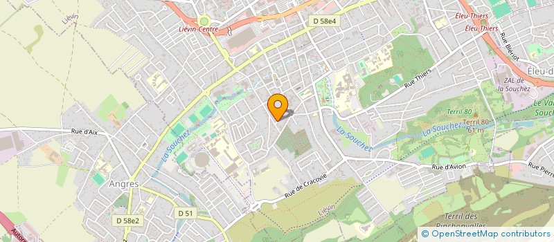 localisation de l'entreprise MONSIEUR STEVE DE LIEGE  LIEVIN