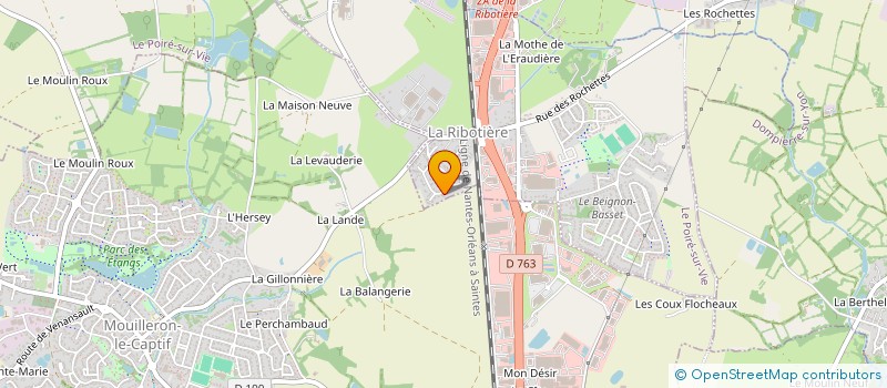 localisation de l'entreprise MONSIEUR STEVE DEFOOR  LE POIRE-SUR-VIE