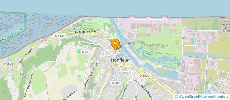 localisation de l'entreprise MONSIEUR STEVE DELAMARE à HONFLEUR