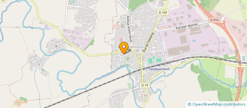 localisation de l'entreprise MONSIEUR STEVE DEMANGE  FAULQUEMONT