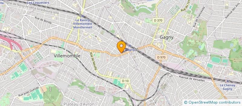 localisation de l'entreprise MONSIEUR STEVE DEMETER  VILLEMOMBLE