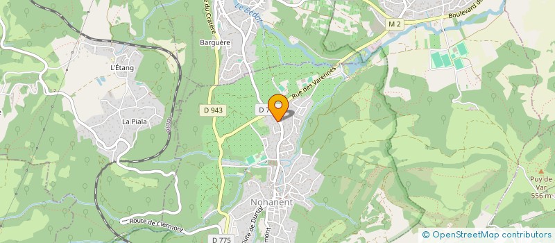 localisation de l'entreprise MONSIEUR STEVE DESCHARMES  NOHANENT