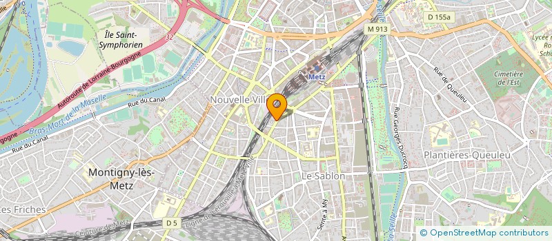 localisation de l'entreprise MONSIEUR STEVE DESHOGUES  METZ