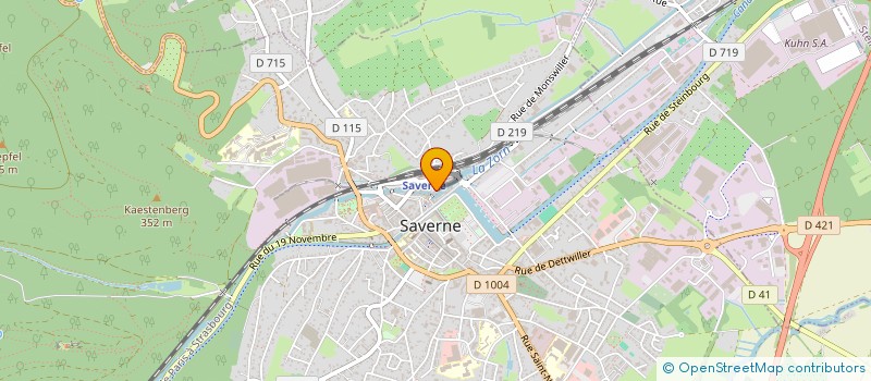 localisation de l'entreprise MONSIEUR STEVE DIEBOLT  SAVERNE