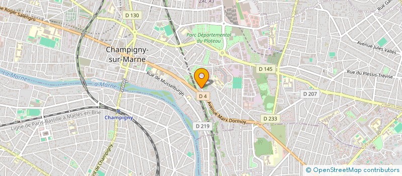localisation de l'entreprise MONSIEUR STEVE DIGARD à CHAMPIGNY-SUR-MARNE