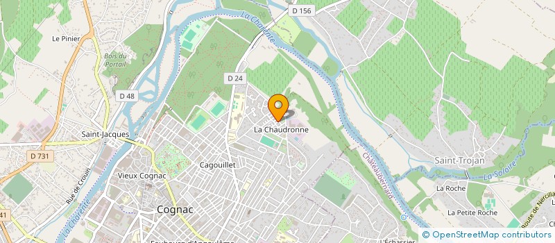 localisation de l'entreprise MONSIEUR STEVE DO COUTO à COGNAC
