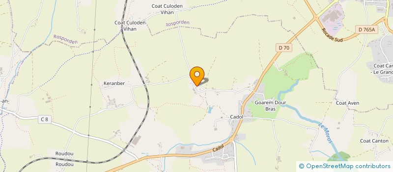 localisation de l'entreprise MONSIEUR STEVE DOLOU à MELGVEN