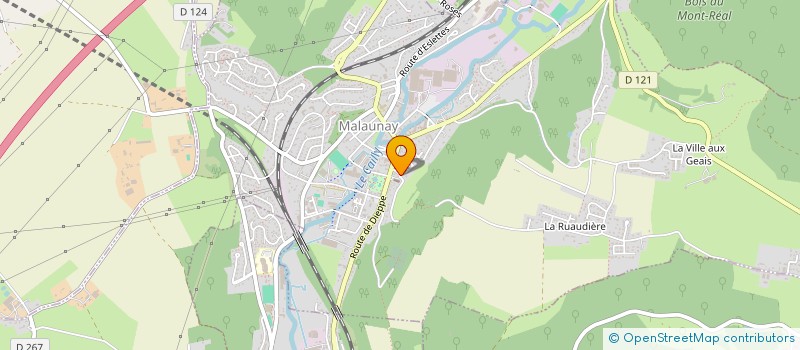 localisation de l'entreprise MONSIEUR STEVE DOUCHE  MALAUNAY