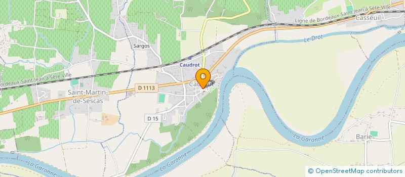 localisation de l'entreprise MONSIEUR STEVE DOYE  CAUDROT